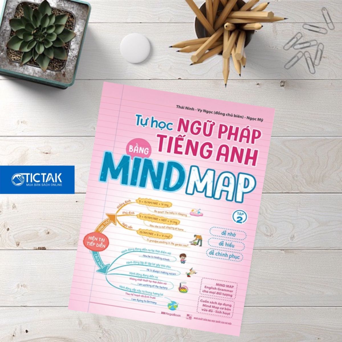 Tự Học Ngữ Pháp Tiếng Anh Bằng Mind Map Tập 2 tictak vn